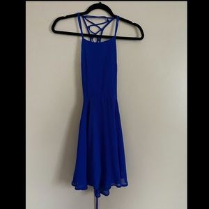 Lulus strappy tie back dress